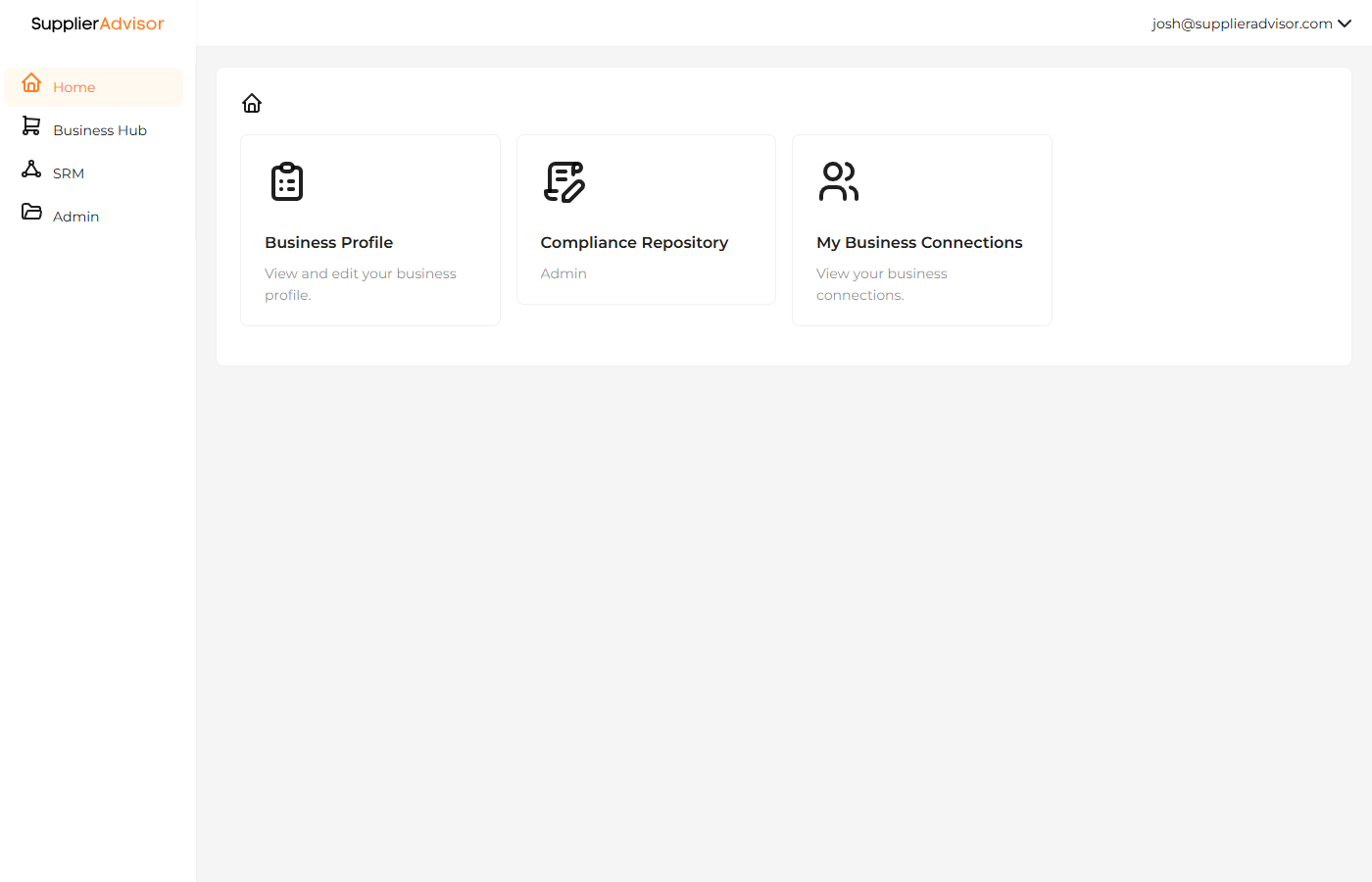 SupplierAdvisor Web App Screenshot 3